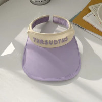 Детская летняя Солнцезащитная шляпа с очками, Детские Портативные пустые кепки с козырьком, уличные пляжные шляпы с УФ-защитой, головные уборы