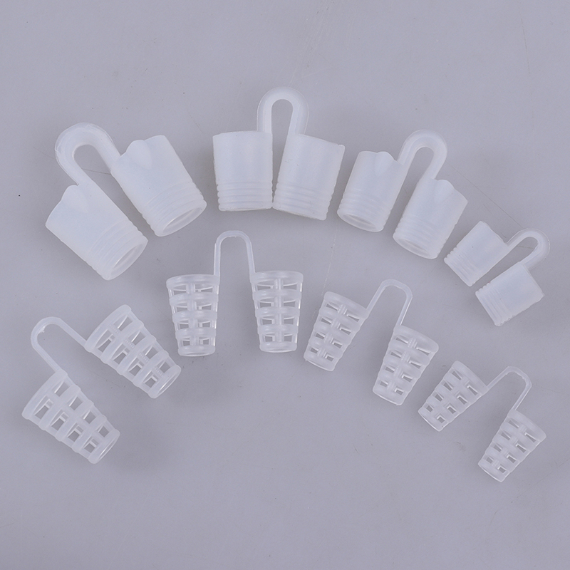 8PCS /set Snoring Solution Anti Snoring Devices Professional Snore Stopper Nose Snore Nose Clip For Better Sleep