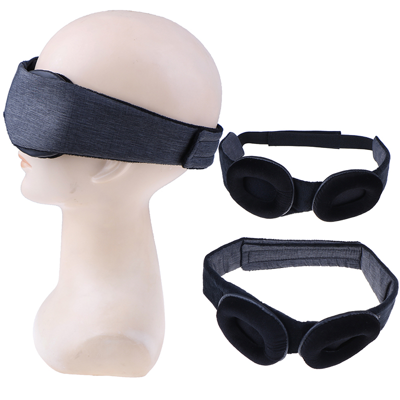 3D Breathable Travel Eyepatch Sleeping Eye Mask Adjustable Rest Soft Eyeshade Cover Anti-insomnia