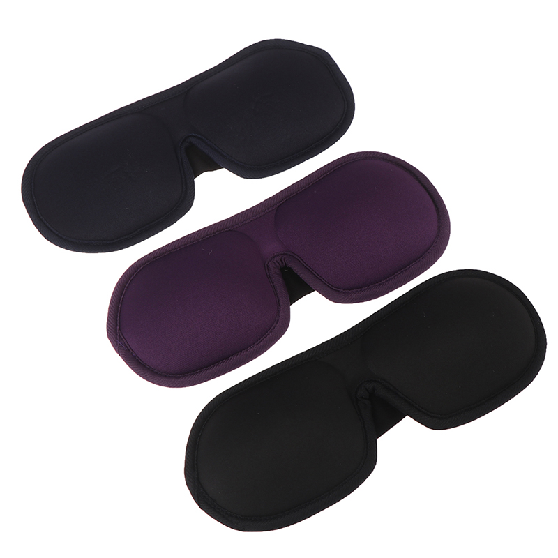 1Pcs 3D Sleep Mask Natural Sleeping Eye Mask Eyeshade Cover Eye Patch Women Men Soft Portable Blindfold Travel Eyepatch