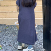 Детский костюм 6537C, Новинка лета 2023, костюм из двух предметов для мальчиков, футболка + короткое повседневное свободное платье для девочек, одежда для брата и сестры