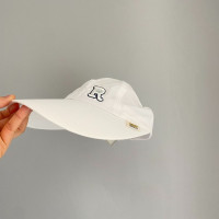 Детская кепка от солнца с большими полями, детские бейсболки с вышивкой и надписью R, быстросохнущие кепки с козырьком для мальчиков и девочек, детская шляпа от солнца