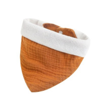 Регулируемый двухступенчатый нагрудник из марлевого хлопка с кнопками для кормления