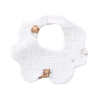 Детские слюнявчики, регулируемый слюнявчик, детские слюнявчики, 6-слойные хлопковые Слюнявчики