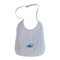 Мультяшные животные вышивка детские кормления Drool слюнявчик, полотенце для слюней мягкая хлопковая регулируемая ткань со шнуровкой для новорожденных малышей