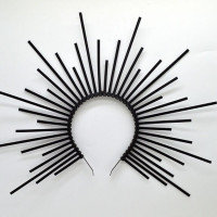 Богиня корона новая головная повязка на молнии головной убор с темной ведьмой реквизит для фотосъемки декоративная головная повязка с сюрпризом