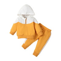 Осень 2023, модная детская одежда, комплект одежды для маленьких мальчиков, свитшот с капюшоном и штаны для новорожденных, Детский костюм, наряд, костюмы, комплекты