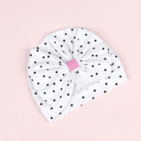 Шапочка Больничная для новорожденных, шапочка-бини в горошек и в полоску для маленьких девочек, милая большая женская шапочка, хлопковые мягкие шапочки для новорожденных