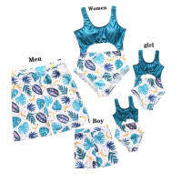 Новый летний костюм для отпуска на море, однотонный праздничный Повседневный слитный купальник с бантом и цветочным принтом, плавки для плавания