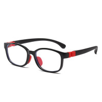 Детские очки для чтения Tr90, прозрачные линзы, очки с защитой от излучения, силиконовые очки для студентов