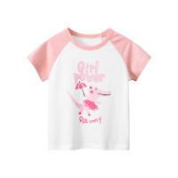 Женская забавная футболка для маленьких девочек, летняя детская футболка, одежда с коротким рукавом, повседневная хлопковая футболка, наряд