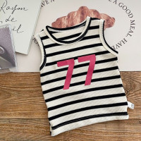 Жилет детский с круглым вырезом, без рукавов, на возраст 0-6 лет