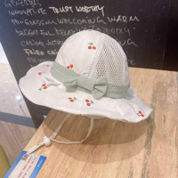 Детская летняя шляпа от солнца, сетчатая дышащая шляпа с большими полями для девочек, шляпа рыбака, Солнцезащитная шляпа от солнца, мультяшная