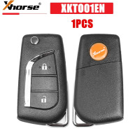 Универсальный дистанционный ключ XHORSE XKTO01EN для Toyota, 2 кнопки для VVDI Key Tool и VVDI2 (английская версия)