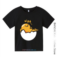 Футболка Sanrio детская с коротким рукавом, Повседневная рубашка с принтом «Hello Kitty», в стиле кэжуал, одежда для маленьких мальчиков и девочек, на лето