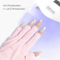 2 шт., перчатки для защиты ногтей от УФ-излучения
