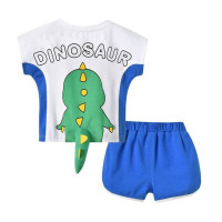 Новинка 2023, Детский костюм, рубашка с коротким рукавом и шорты для подростков, летняя Клетчатая Одежда для мальчиков с галстуком, официальная одежда, модная до колена