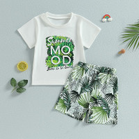 Футболка с коротким рукавом и шорты для мальчиков 2-7 лет