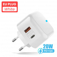 Зарядное устройство для iPhone 13 12 Pro Max X 8 PD QC3.0