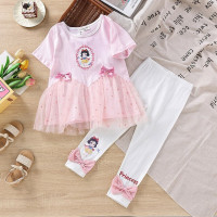 2 шт./комплект, футболка и шорты с принтом «Холодное сердце»