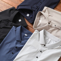 鳥款 戶外功能性面料 壓膠工藝  男士時尚商務透氣彈力短袖POLO衫