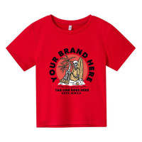 Футболка с коротким рукавом и круглым вырезом, 100% хлопок