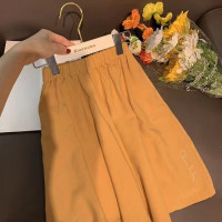 Детский комплект для девочек, летняя детская одежда с коротким рукавом, Корейская версия 2023, тонкие модные повседневные штаны для малышей, комплект из двух предметов