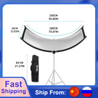 Selens изогнутый u-типный светильник-отражатель/рассеиватель набор со штативом