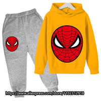 Детский костюм с капюшоном «мстители», с длинным рукавом