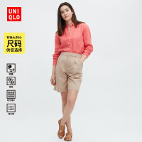 Uniqlo 女裝 空氣感易打理快乾彈力輕型百慕大式五分褲 短褲 457608