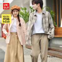 Uniqlo 女裝 喇叭裙繫腰帶休閒通勤半身裙裙子新品463306 465818