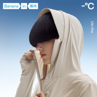 蕉內涼皮302UV Pro防曬衣女款帶手套抗UV風衣皮膚衣防曬服