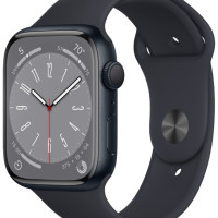 Смарт-часы Apple Watch Series 8 GPS 41mm, темная ночь, с ремешком S/M