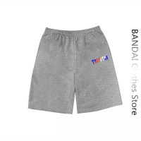 Футболка трапециевидная для мальчиков и девочек, детский пляжный комплект с шортами, уличная одежда, спортивный костюм NBA, одежда для мужчин и женщин