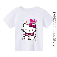 Футболка женская с коротким рукавом и принтом «Hello Kitty»