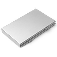 Алюминиевый Чехол для карты памяти, держатель коробки для 24 карт TF Micro-SD, случайный цвет