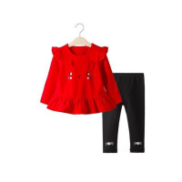 2 шт., детский спортивный костюм с принтом, футболка и штаны