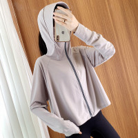 夏冰絲防曬服女薄款戶外抗UV外套透氣彈力防曬衣運動皮膚衣