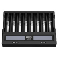 Зарядное устройство XTAR VC8, 18650, USB Type-C, 3,7 В, AAA, AA, в ассортименте