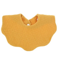 Детский нагрудник для кормления в форме волны, бандана, тканевый шарф, мягкий абсорбирующий слюнявчик из чистого хлопка с принтом, дышащий фартук для подарка