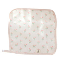 Детский слюнявчик, хлопковое треугольное полотенце с мультяшным рисунком, мягкое Слюнявчик с кнопками