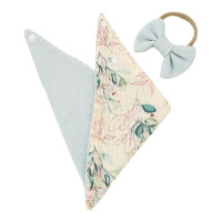 Детский ободок для волос с цветочным принтом