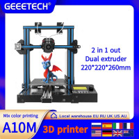 3D-принтер Geeetech, ABS/PLA/PVA, 240/250 градусов, 120 мм/с, Windows, MAC, Linux, в ассортименте