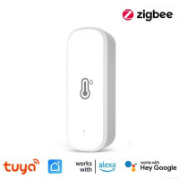 Умный Wi-Fi/Zigbee датчик температуры и влажности Tuya, комнатный гигрометр, термометр, умный LifeControl, поддержка Alexa Google Home