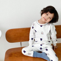 Пижама с длинным рукавом и штаны, на весну/осень