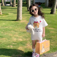 Детская Хлопковая футболка с коротким рукавом, на возраст 1-16 лет