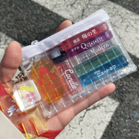 現貨 日本fito小眾ins 網格PVC小物雜物收納袋 可DIY 透明果凍包