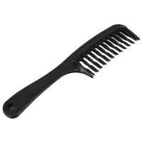 SANQ двухрядная зубная щетка для снятия волос с рукояткой для длинных вьющихся влажных волос