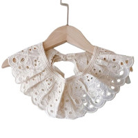 Съемный Поддельный Воротник, детская одежда, хлопковая шаль для маленькой девочки, в Корейском стиле, детская одежда в доступном стиле