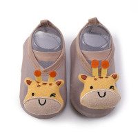 Мягкие нескользящие носки с мультяшным принтом, на весну и лето